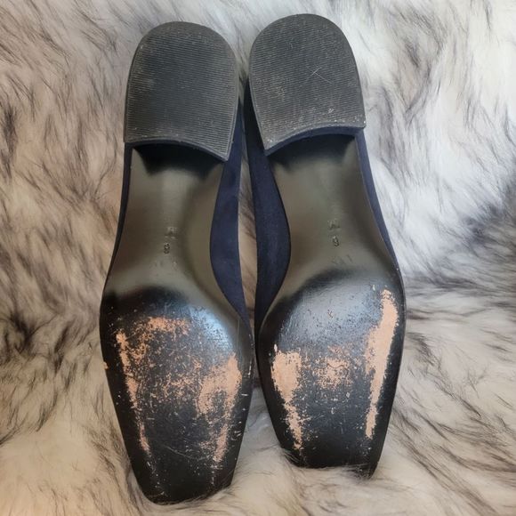 Bally Blue Suede Marelle Loafers - Picture 8 of 9